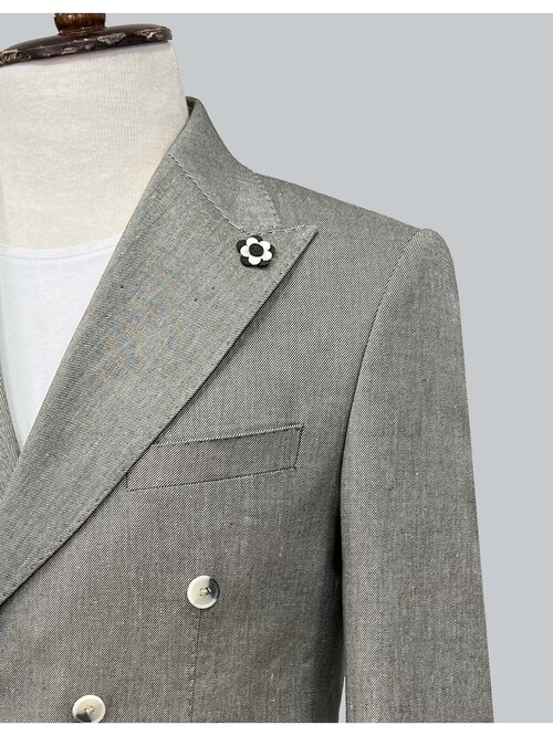 SUIT SARTORIA GREEN DOUBLE BREASTED JACKET 4341