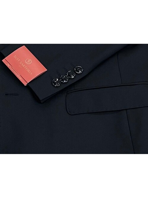 SUIT SARTORIA BLACK WOOL SUIT 2270