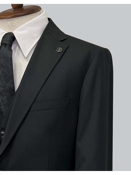 SUIT SARTORIA YÜNLÜ SİYAH TAKIM ELBİSE 2300