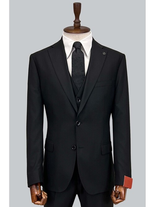 SUIT SARTORIA YÜNLÜ SİYAH TAKIM ELBİSE 2300