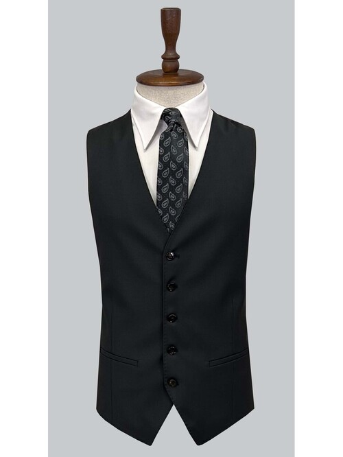 SUIT SARTORIA BLACK WOOL SUIT 2300