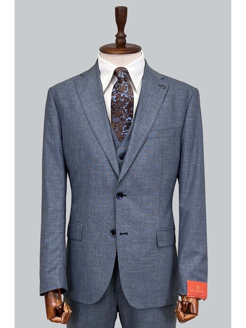 SUIT SARTORIA BLUE WOOL SUIT 2300