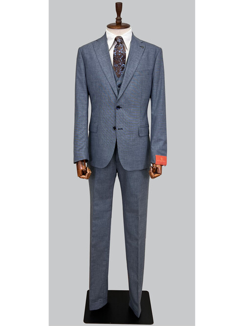 SUIT SARTORIA BLUE WOOL SUIT 2300