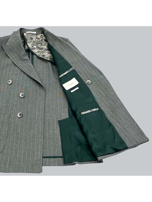 SUIT SARTORIA GREEN DOUBLE BREASTED JACKET 4341