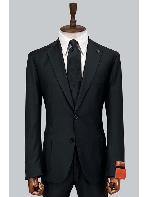 SUIT SARTORIA SİYAH YÜNLÜ TAKIM ELBİSE 2335