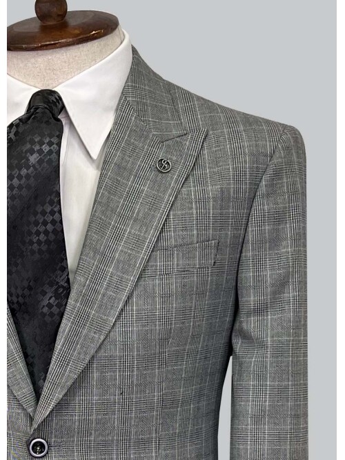 SUIT SARTORIA YÜN EKOSE TAKIM ELBİSE 2375