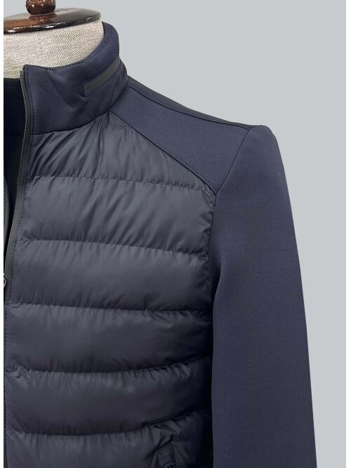 NAVY BLUE JACKET WITH JUDGE COLLAR 8084