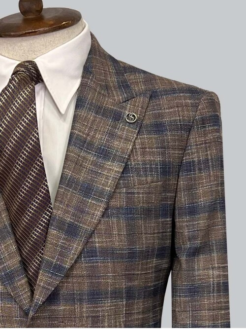 SUIT SARTORIA WOOL BROWN SUIT 2375