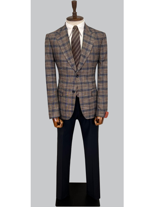 SUIT SARTORIA WOOL BROWN SUIT 2375