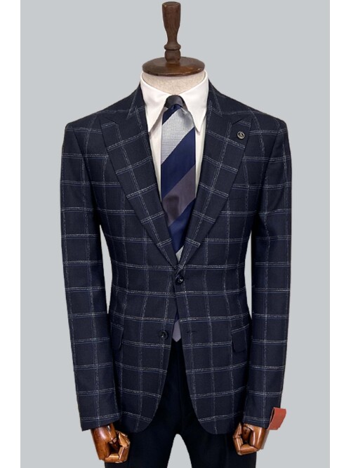 SUIT SARTORIA WOOL NAVY BLUE SUIT 2375