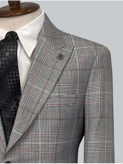 SUIT SARTORIA YÜN EKOSE TAKIM ELBİSE 2375