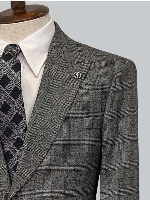 SUIT SARTORIA WOOL GREY SUIT 2375