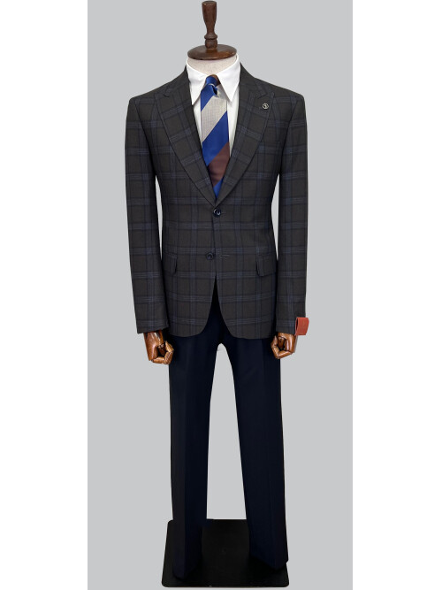 SUIT SARTORIA WOOL BROWN SUIT 2375