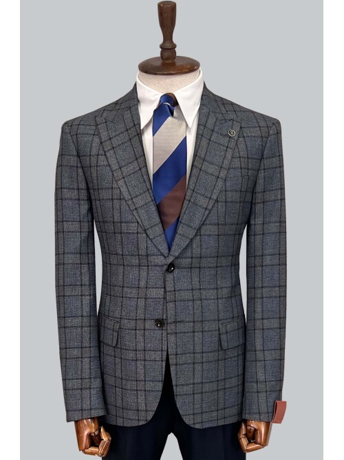 SUIT SARTORIA YÜN MAVİ TAKIM ELBİSE 2375