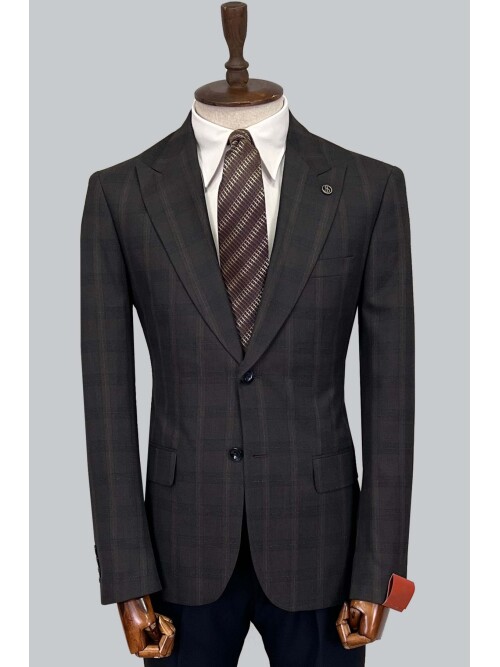 SUIT SARTORIA YÜN KAHVERENGİ TAKIM ELBİSE 2375