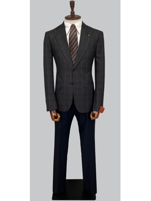 SUIT SARTORIA WOOL BROWN SUIT 2375