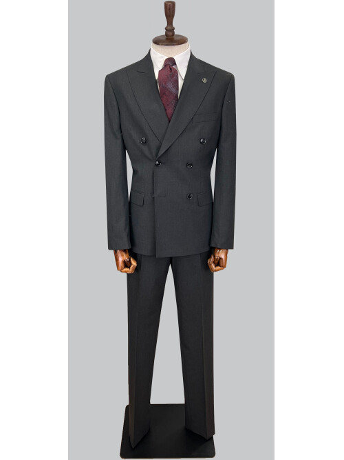 SUIT SARTORIA DARK GREY WOOL SUIT 2621