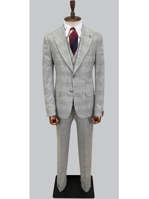 SUIT SARTORIA GREY WOOL SUIT 2551