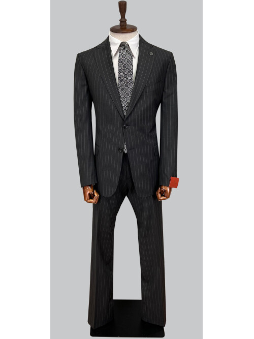 SUIT SARTORIA ANTHRACITE WOOL SUIT 2454