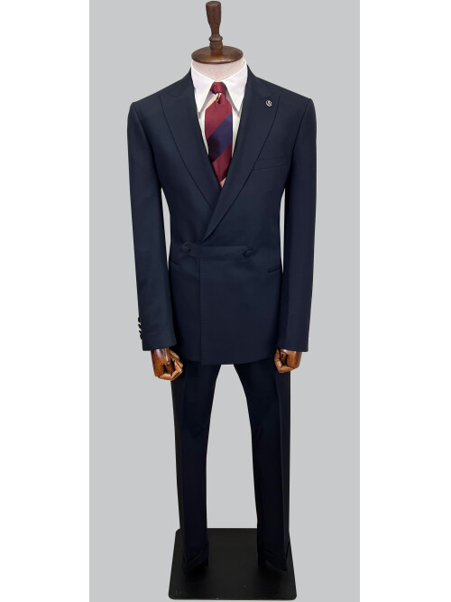 SUIT SARTORIA NAVY BLUE DOUBLE BREASTED SUIT 2773