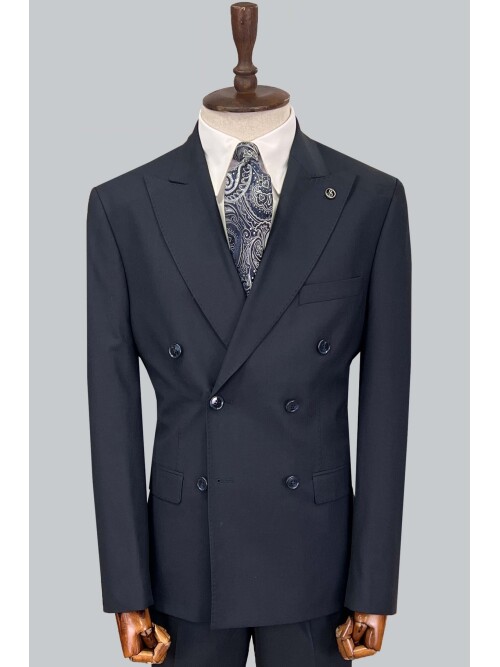 SUIT SARTORIA NAVY BLUE WOOL SUIT 2621