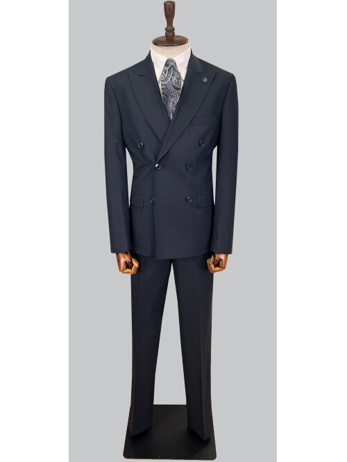 SUIT SARTORIA NAVY BLUE WOOL SUIT 2621