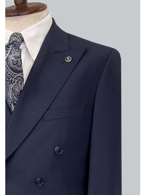 SUIT SARTORIA NAVY BLUE WOOL SUIT 2621