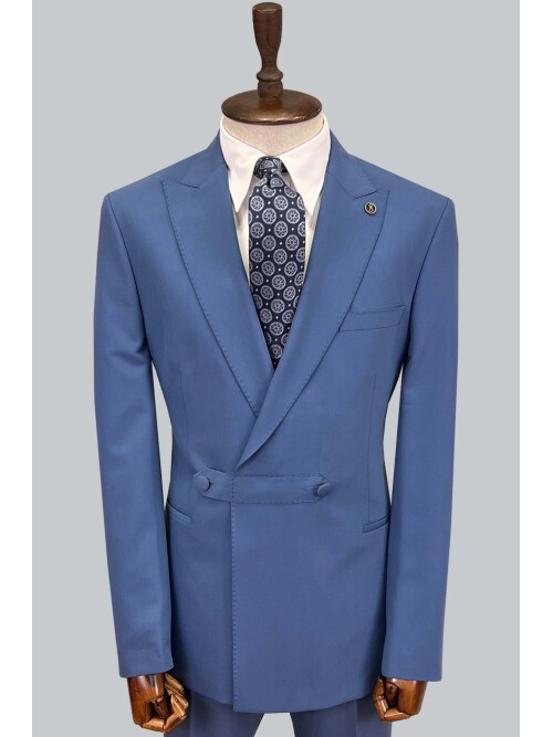 SUIT SARTORIA BLUE DOUBLE BREASTED SUIT 2773