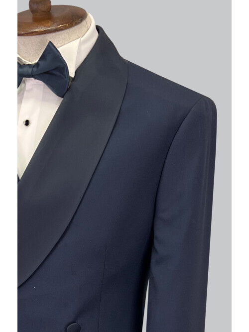 SUIT SARTORIA NAVY BLUE TUXEDO 5453