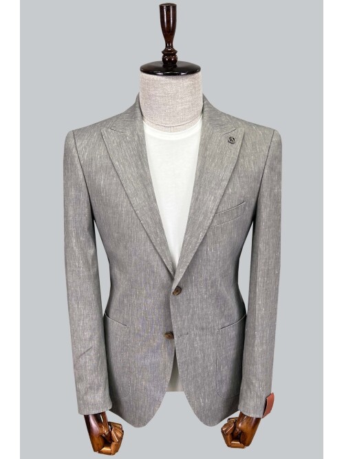 SUIT SARTORIA KETEN GRİ CEKET 4371