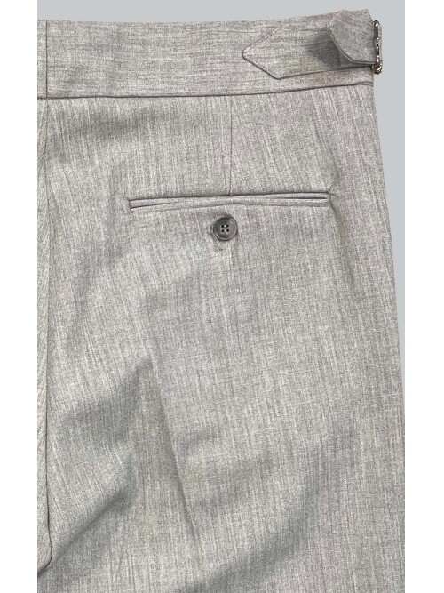 SUIT SARTORIA LIGHT GREY DOUBLE PLEAT PANTS 1150