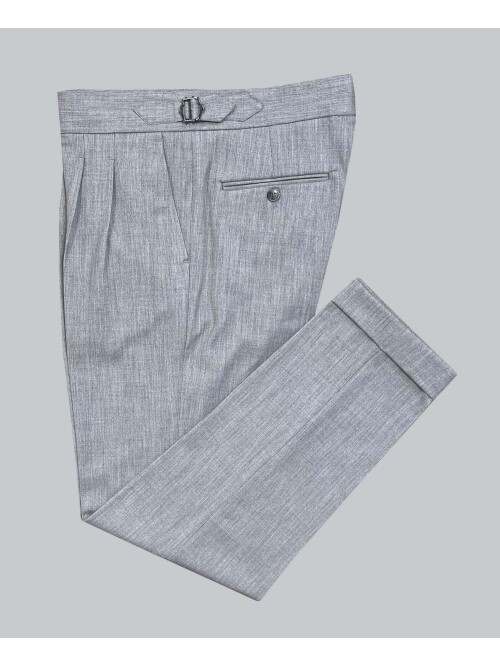 SUIT SARTORIA LIGHT GREY DOUBLE PLEAT PANTS 1150