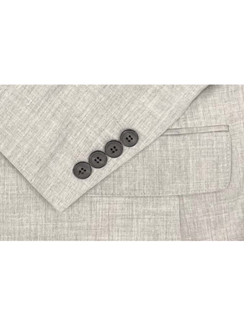 SUIT SARTORIA LIGHT GREY SUIT WITH DOUBLE FACED VEST 2916