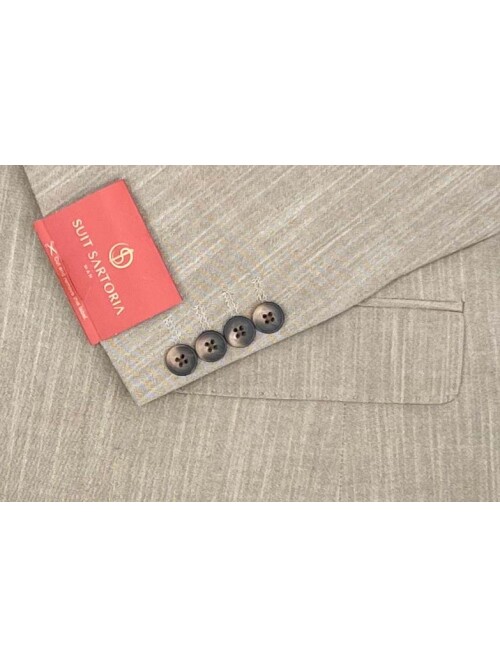 SUIT SARTORIA LINEN BEIGE JACKET 4372