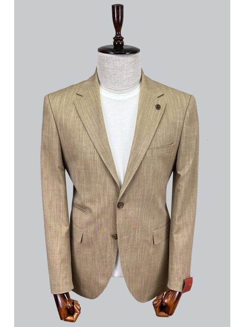 SUIT SARTORIA LINEN BEIGE JACKET 4372