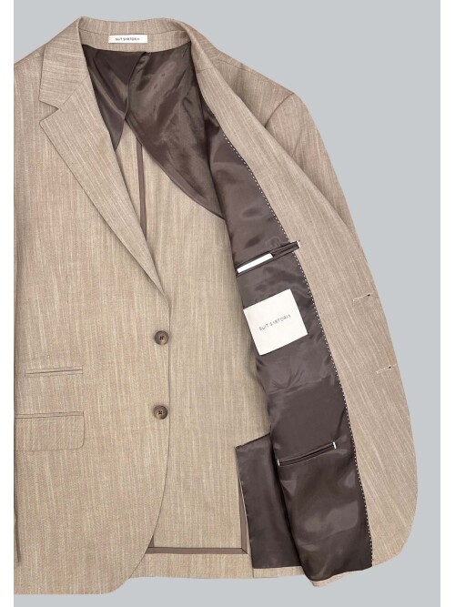 SUIT SARTORIA LINEN BEIGE JACKET 4372