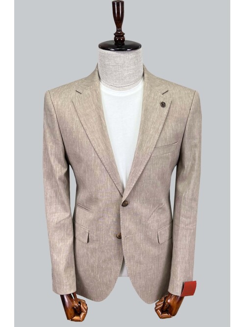 SUIT SARTORIA LINEN BEIGE JACKET 4372