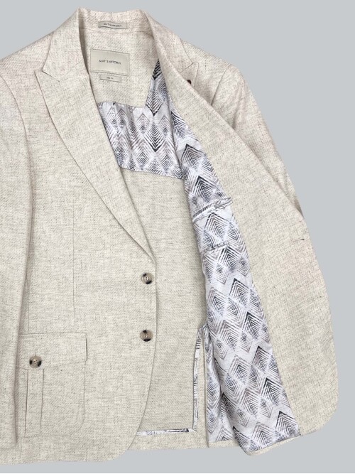 SUIT SARTORIA LINEN BEIGE JACKET 4409