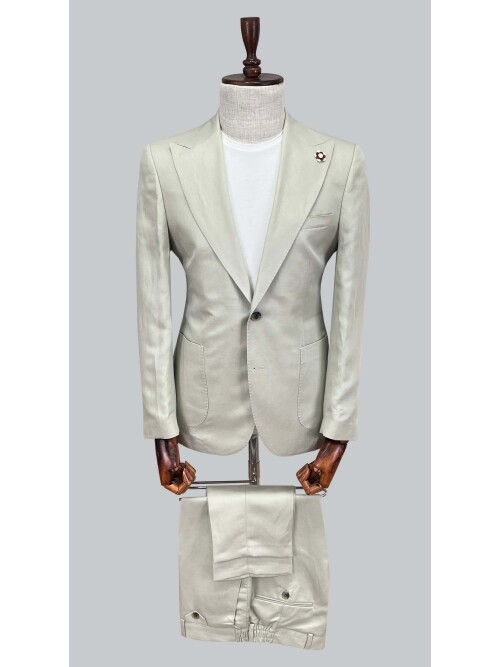 SUIT SARTORIA BEIGE LINEN SUIT 2830