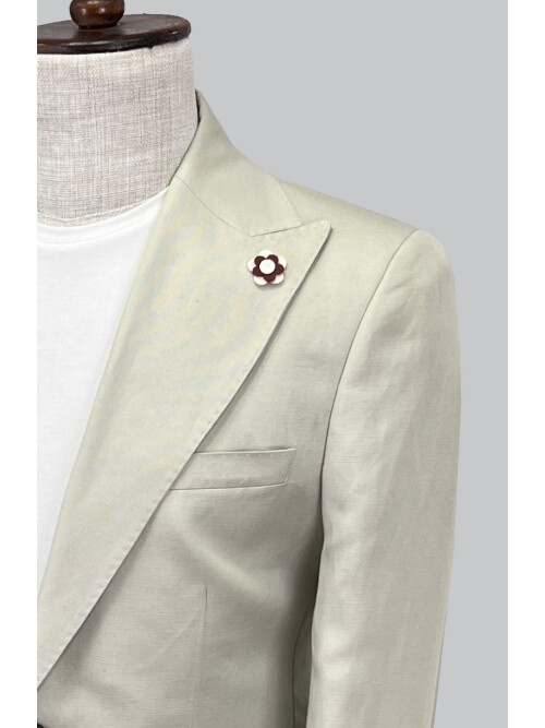 SUIT SARTORIA BEIGE LINEN SUIT 2830