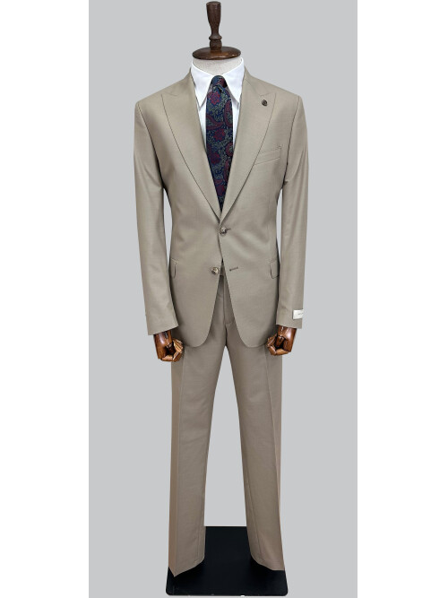 SUIT SARTORIA BEJ YÜNLÜ TAKIM ELBİSE 2000/37