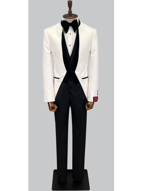 SUIT SARTORIA WHITE TUXEDO 5452