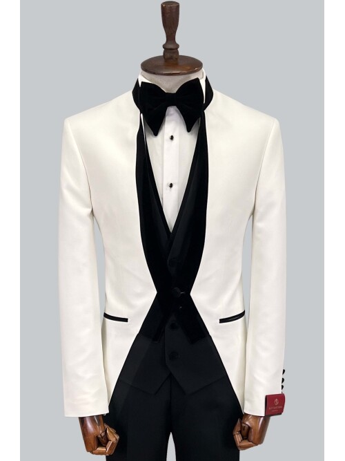 SUIT SARTORIA WHITE TUXEDO 5452