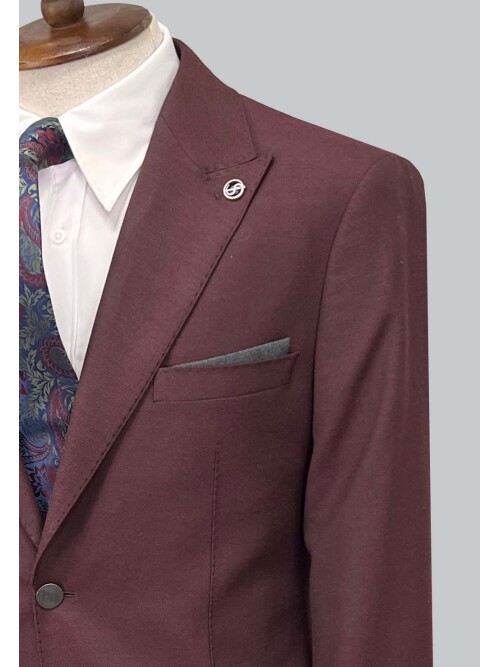 SUIT SARTORIA BORDO TAKIM ELBİSE 2450