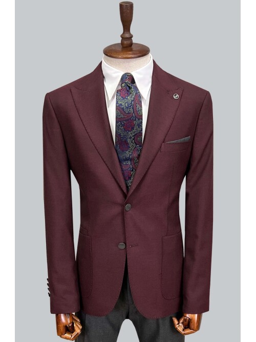 SUIT SARTORIA BURGUNDY SUIT 2450