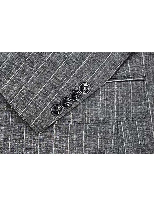 SUIT SARTORIA ÇİZGİLİ KOYU GRİ KRUVAZE TAKIM ELBİSE 2894