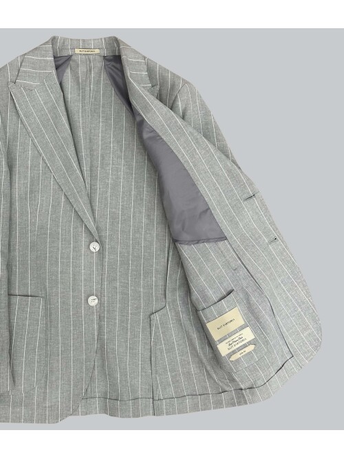 SUIT SARTORIA ÇİZGİLİ GRİ KETEN TAKIM 2000/72