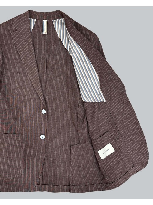 SUIT SARTORIA ÇİZGİLİ KAHVERENGİ SPOR TAKIM 2001/30