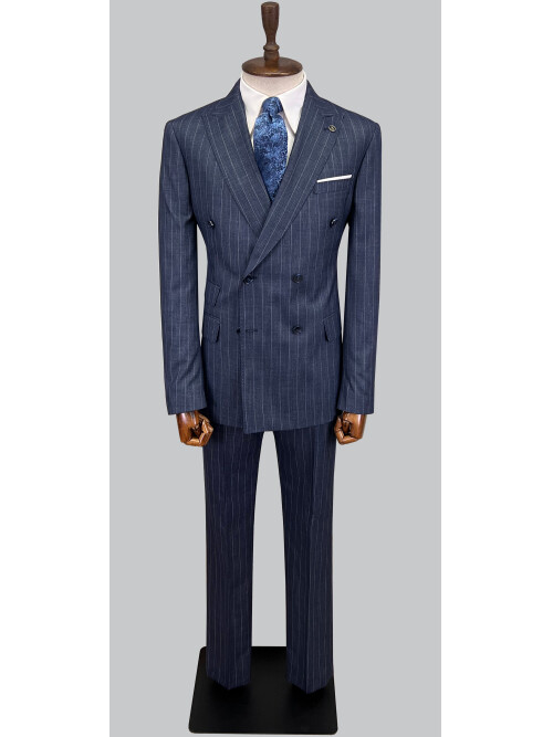 SUIT SARTORIA BLUE DOUBLE BREASTED SUIT 2894