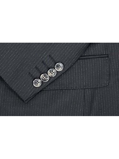 SUIT SARTORIA BLACK DOUBLE BREASTED SUIT 2894